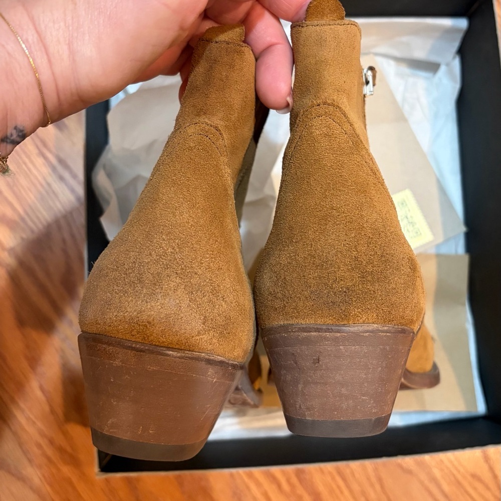 Golden Goose Young Western Boots, Cognac - Picture 13 of 15